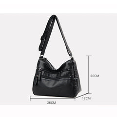 Casual Vintage Leather Hobo Tote Shoulder Bag