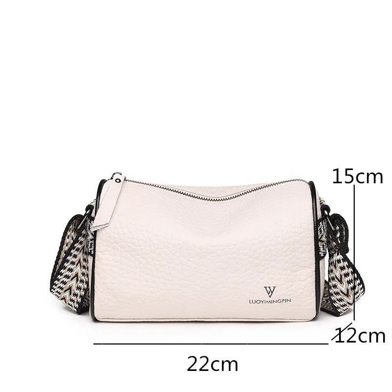 High Quality Cow Leather Handbag Women's Shoulder Bag