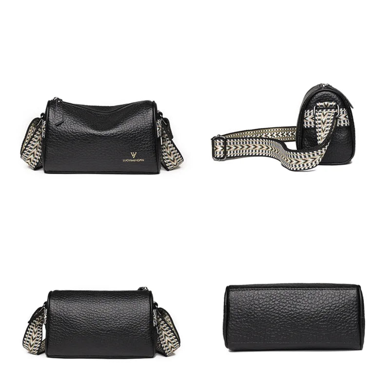 High Quality Cow Leather Handbag Women's Shoulder Bag