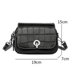 Luxury Crocodile Pattern Leather Women Handbag Soft Cow Leather Ladies Shoulder