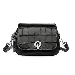 Luxury Crocodile Pattern Leather Women Handbag Soft Cow Leather Ladies Shoulder