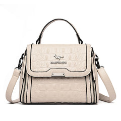 Crocodile Pattern Leather Women Handbags - Shoulder Bag Messenger Bag Tote