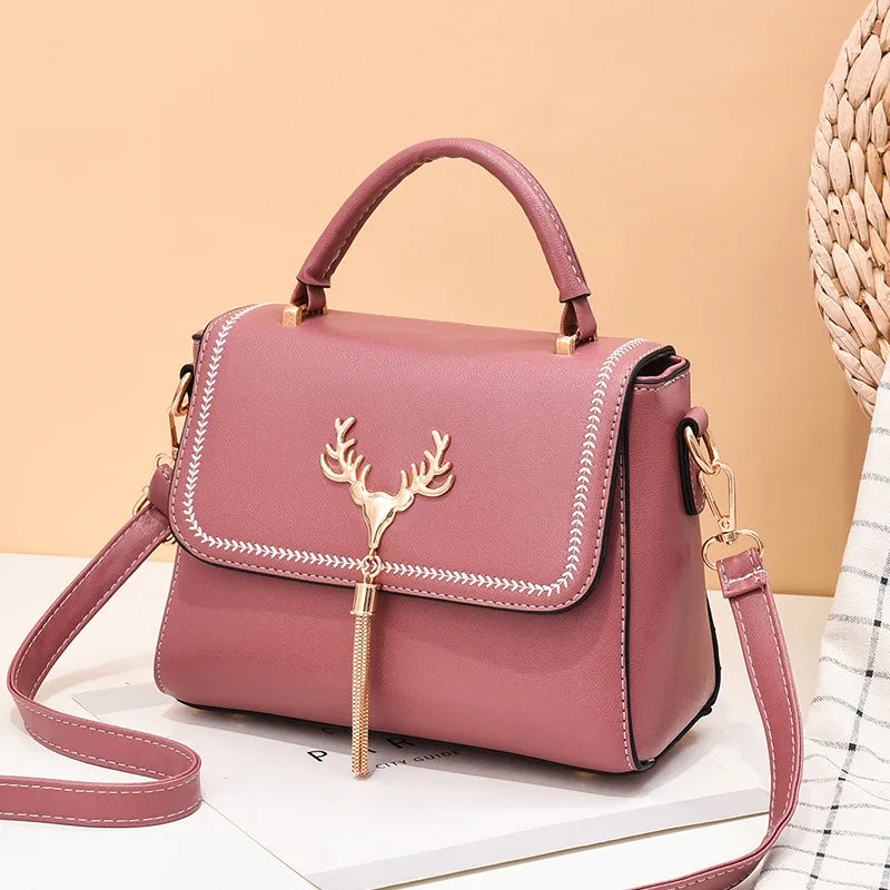 Tassel Shoulder Bag Winter Lady Handbag
