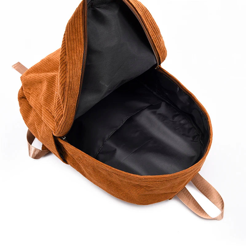 Soft Fabric Backpack for Women, Multifunctional Shoulder Bag for School Girls