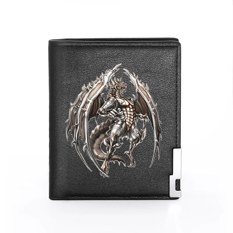 High Dragon Homo longi Leather Wallet Men Women Credit Card Holders