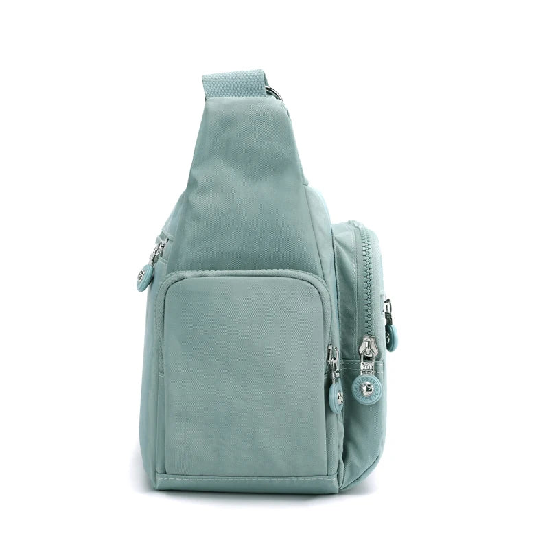 Durable Nylon Women Handbag Multi-pocket Shoulder Bag