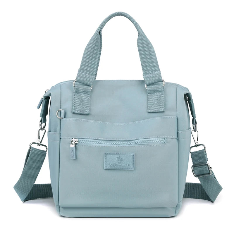 Durable Women Shoulder Bag Multi-pocket Messenger Bag Large Capacity Handbag