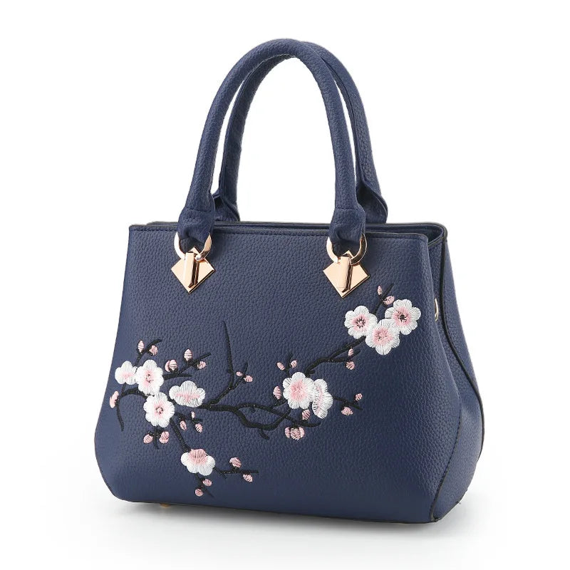 Women's Embroidered Messenger Bag All-match Handbag