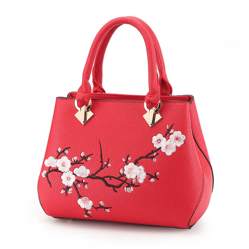 Women's Embroidered Messenger Bag All-match Handbag