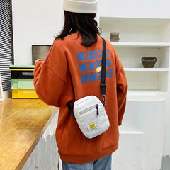 Corduroy Shoulder Bag Multi-layer Zipper Handbags