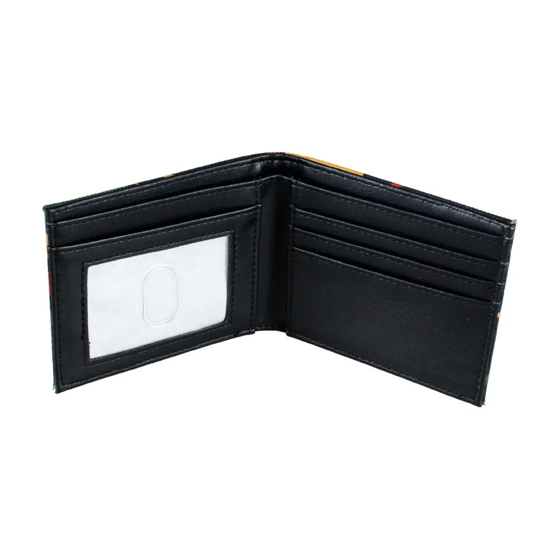 Retro Style Print PU Leather Men's Wallet