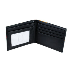 Retro Style Print PU Leather Men's Wallet