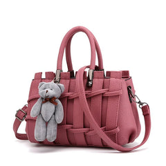 Versatile Handbag Ladies Woven Shoulder Messenger Bag
