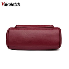 Soft Women Crossbody Bag Double Zipper Messenger Bag