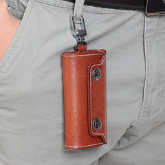 Vintage Leather Key Holder Key Wallet Keychain