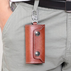 Vintage Leather Key Holder Key Wallet Keychain