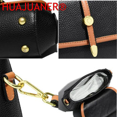 Women's Leather Shoulder Crossbody Bag Handbag - Brown