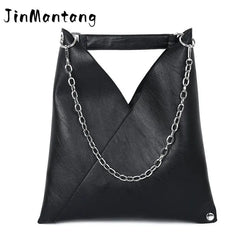 High Capacity Women's Leather Shoulder Bag Handbag