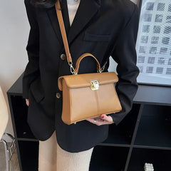 High Version Shoulder Bags For Women Large Capacity Female Texture PU Leather Me
