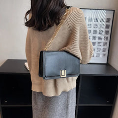High Version Shoulder Bags Messenger Bags For Women PU Leather Chains Handbags