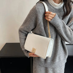 High Version Shoulder Bags Messenger Bags For Women PU Leather Chains Handbags