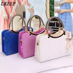 High Ladies Handbag Satchels Women Handbag PU Leather Handle Bags Large Capacity