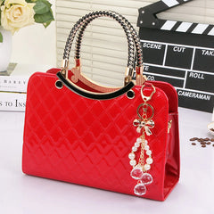 High Ladies Handbag Satchels Women Handbag PU Leather Handle Bags Large Capacity