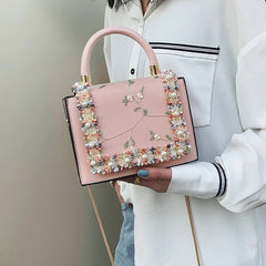 High Ladies Lace Handbag Spring Messenger Women's Bag Chain Shoulder B