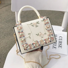 High Ladies Lace Handbag Spring Messenger Women's Bag Chain Shoulder B