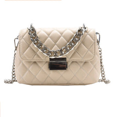 Women's Leather Crossbody Bag Chain Shoulder Purse