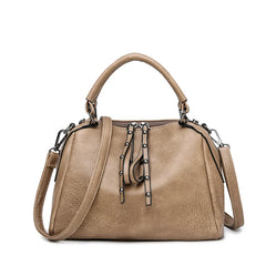 Women's High Leather Messenger Bag Lady Shoulder Tote Handbag