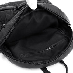 Soft Leather Shoulder Bag for Girls Small Travel Backpack