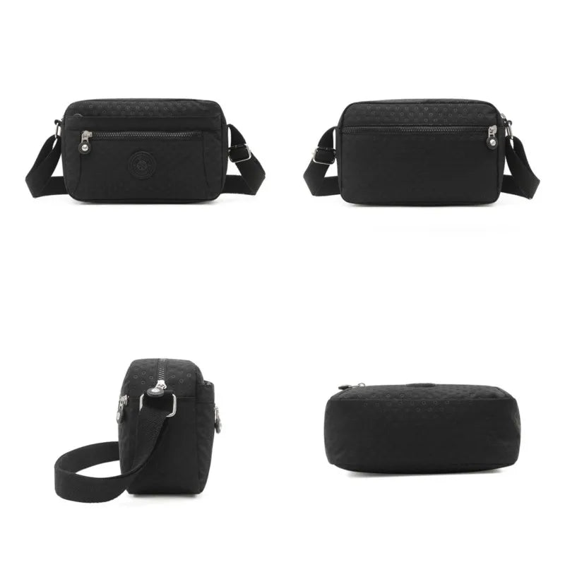 Vintage Crossbody Bags Nylon Shoulder Bag Pack Purse Tote
