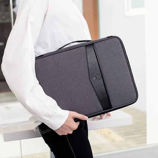 Men's Briefcase Shoulder Bag Laptop Bag Large Capacity Male Business Handbag