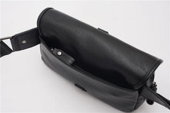 Men's PU Leather Chest Bag Crossbody Small Shoulder Handbag