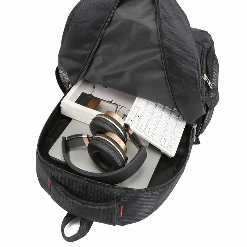 Men's Waterproof Nylon Backpack 15.6 Inch Laptop Mochila Bookbag