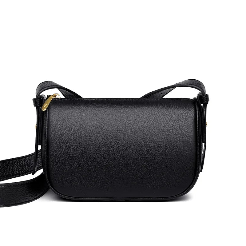 Cowskin Shoulder Crossbody Tote Leather Bag