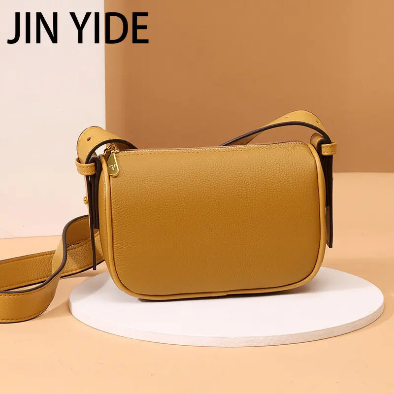 Cowskin Shoulder Crossbody Tote Leather Bag