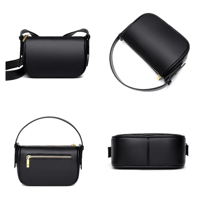 Cowskin Shoulder Crossbody Tote Bag for Women