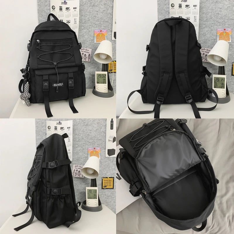 High Netbag Backpack Women Waterproof Nylon Schoolbag Student Shoulder bag