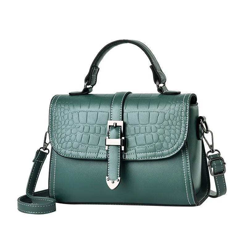 Urban Texture Single Shoulder Bag Female Small Square Handbag