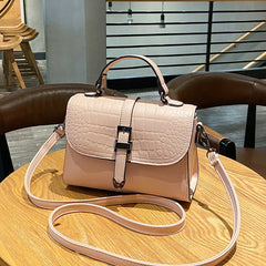 Urban Texture Single Shoulder Bag Female Small Square Handbag