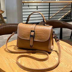 Urban Texture Small Square Bag Single Shoulder Messenger Bag