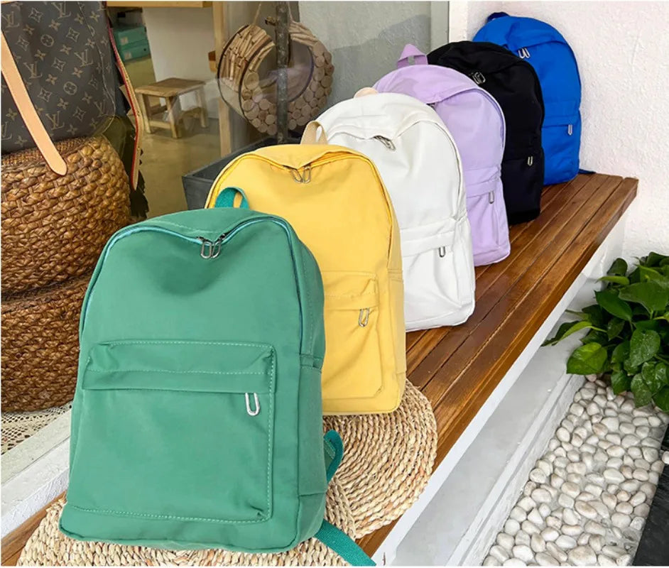Waterproof Nylon Women Backpack for Teens