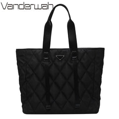 Nylon Tote Bag Large Capacity Shopper Lady Shoulder Commute Bags