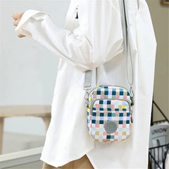 Nylon Floral Messenger Bag Mini Shoulder Multifunctional Phone Bag