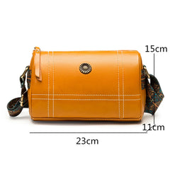 High Oil Wax Leather Women Shoulder Messenger Bags