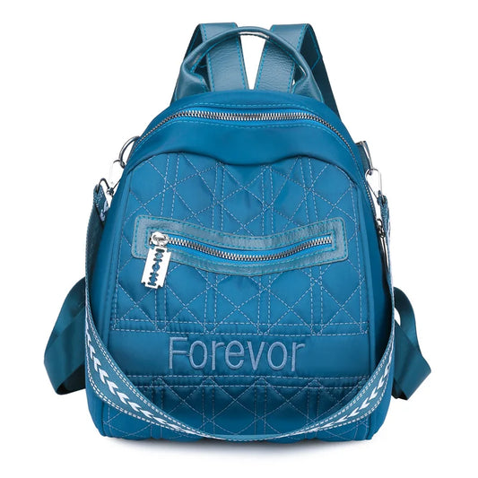 High Capacity Oxford Backpack for Women Zipper Daypack Multi-use Bags