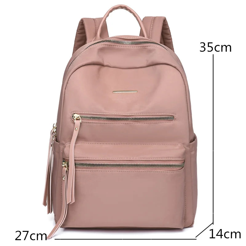 Oxford Women Backpack Large Capacity Anti Theft Travel Backpack
