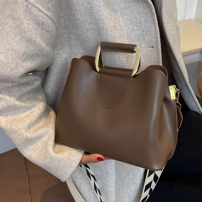 PU Leather Crossbody Bag Winter Shoulder Classic Handbag